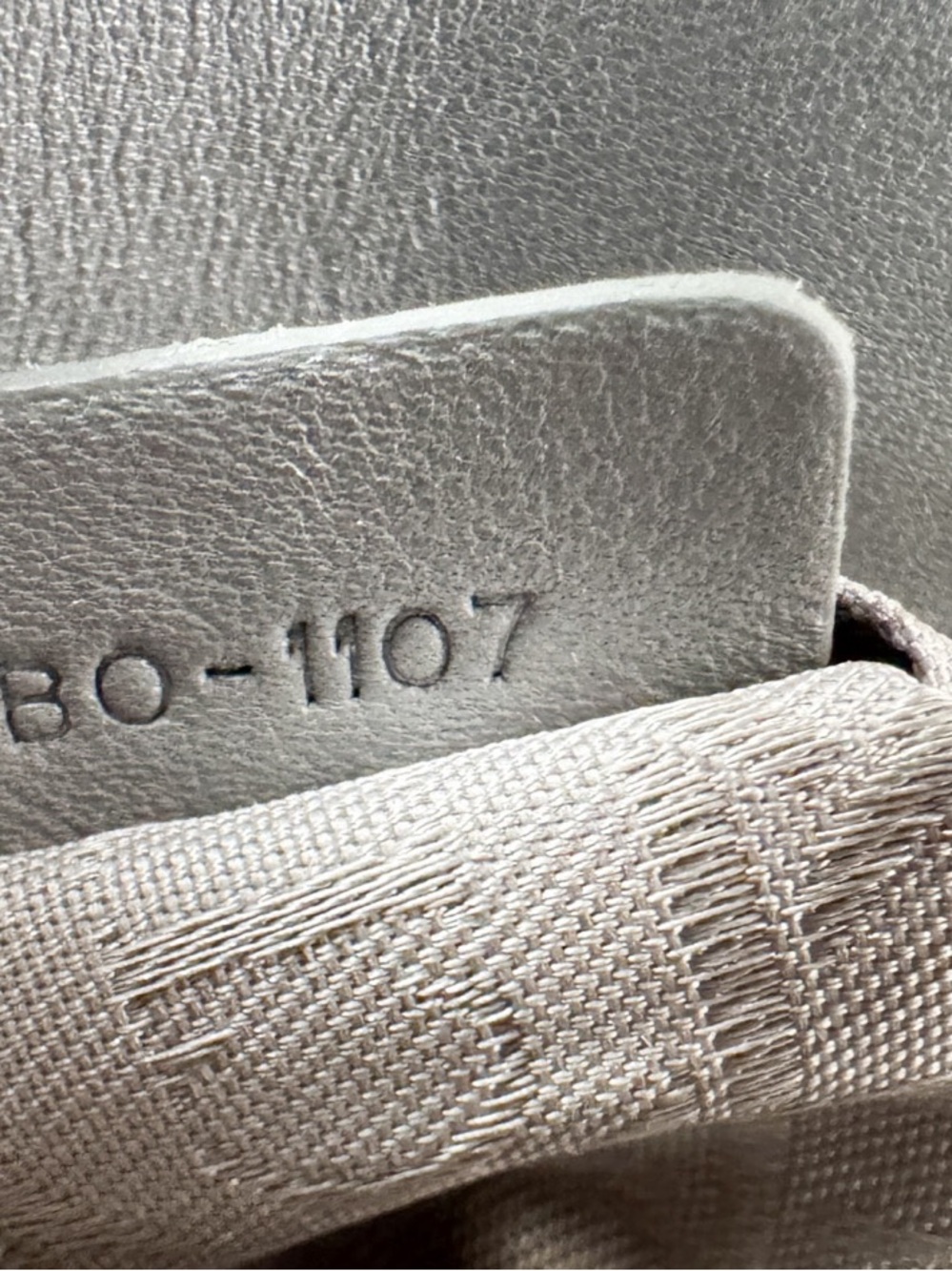 Dior Mini Lady Dior Leather Top-Handle Bag in Light Gray - Picture 13 of 13